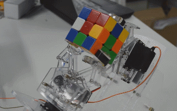 Cube Solver Robot with Arduino
